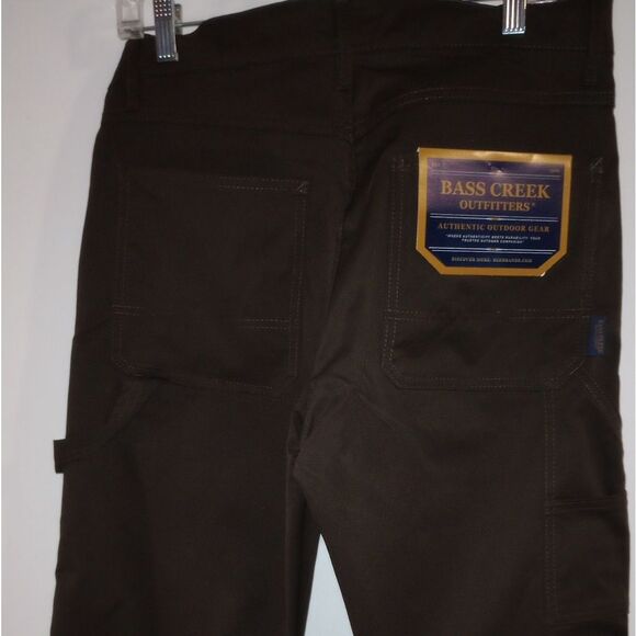 🆕👖 Bass Creek Outfitters Work Wear Carpenter Pants, Brown, 32x30 - Picture 7 of 7